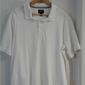 Berkeley Jensen classic white polo shirt size 2XL Mens